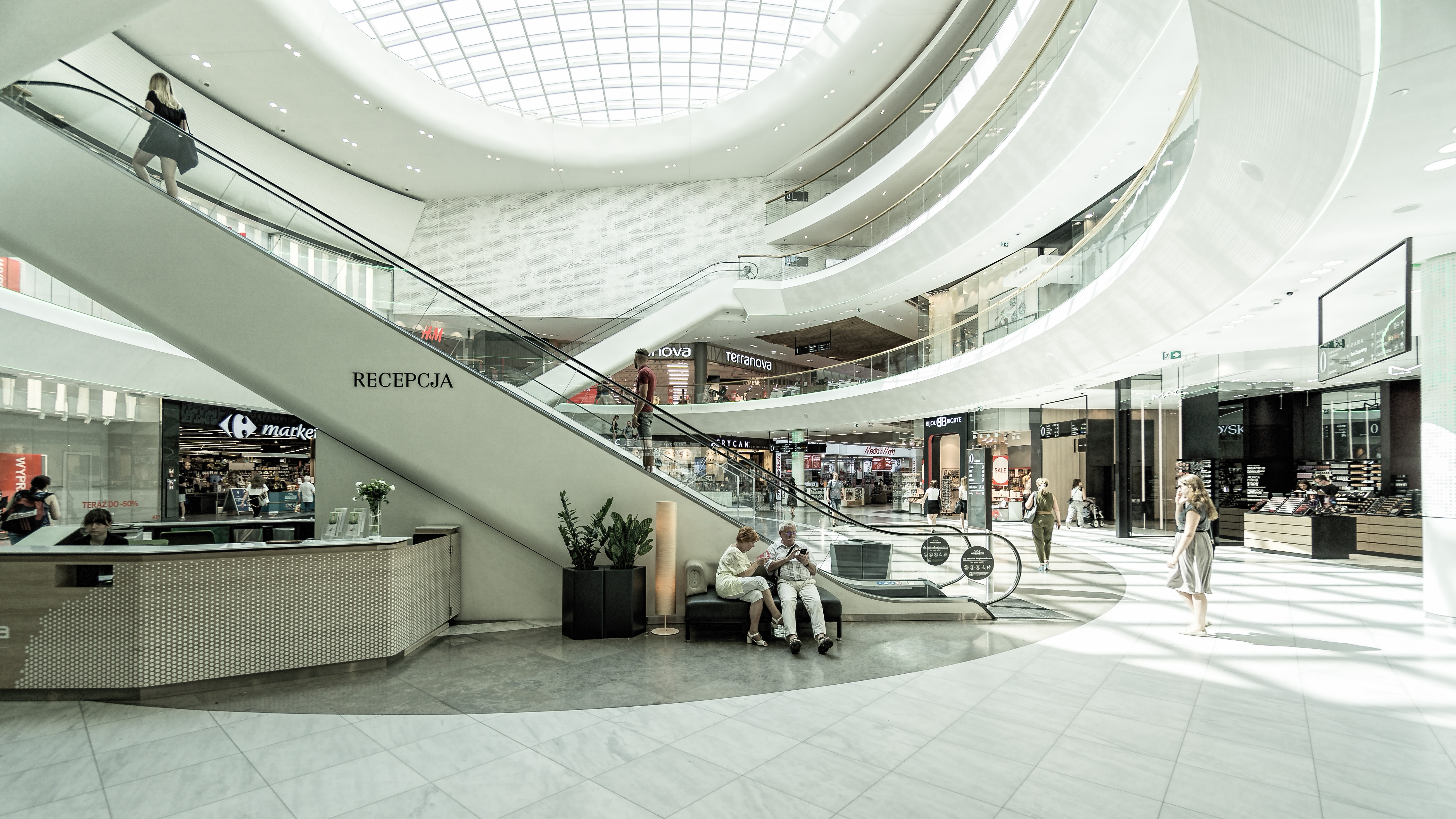 shopping center lobby